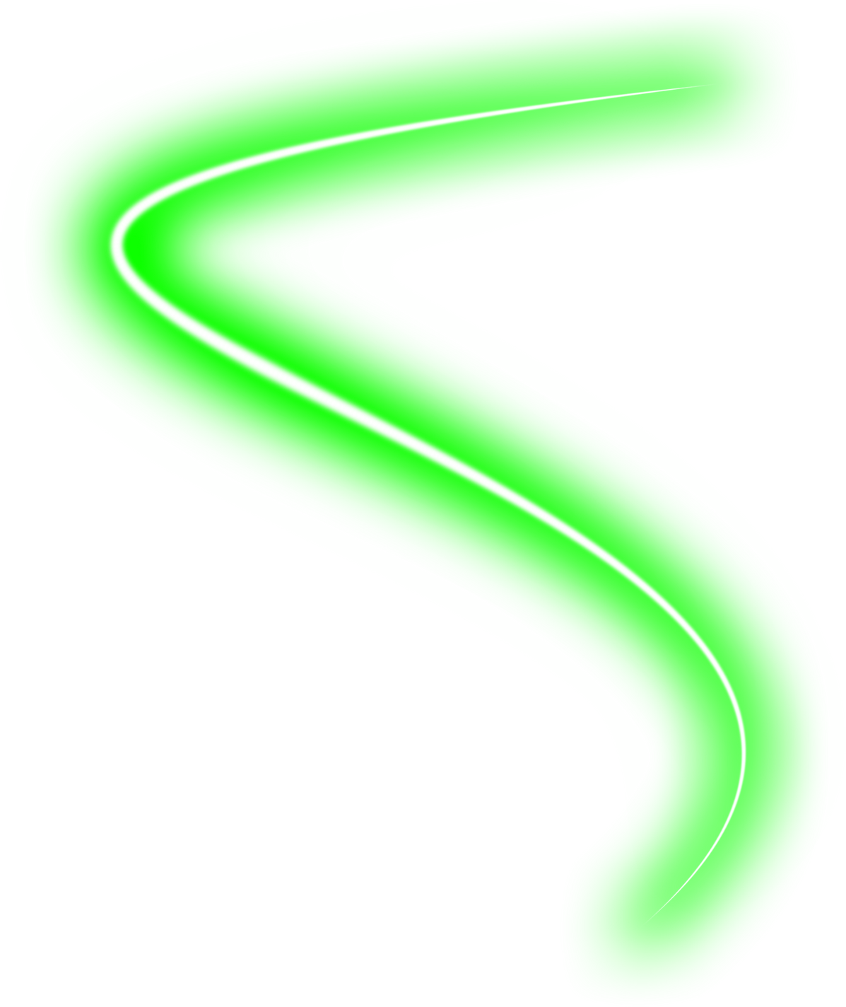 Green Neon Swirl